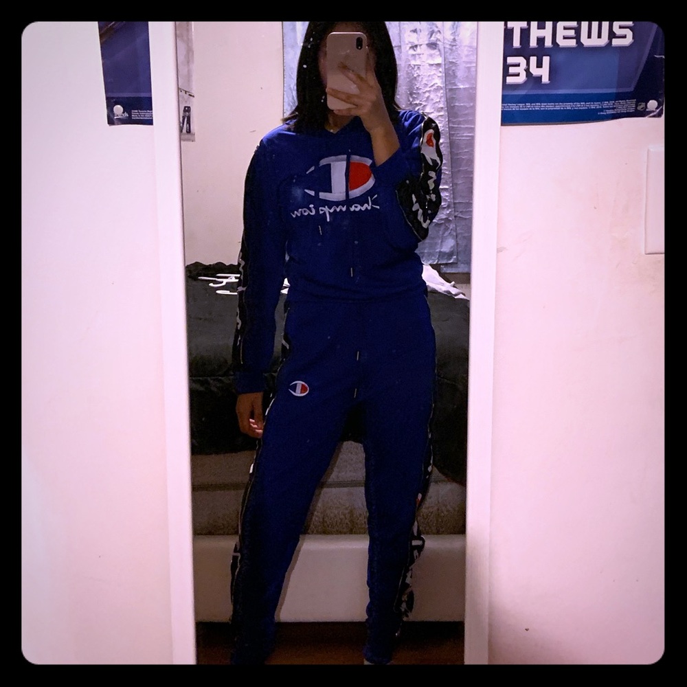Two piece champion outfit